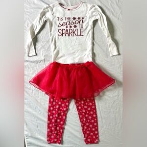 Just One You by Carter’s Girls 5T Holiday Pajamas – “’Tis the Season to Sparkle”